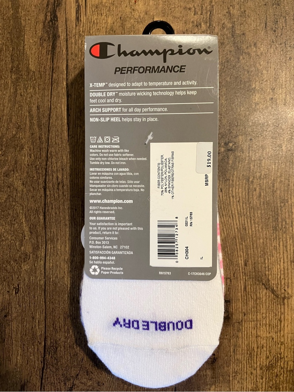 Champion liner socks 6x